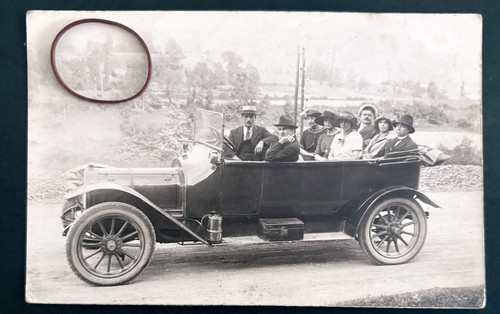 Carte photo cpa - photo, automobile
