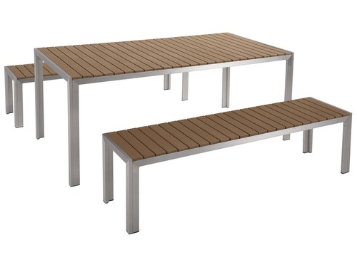 Table jardin bancs - table,