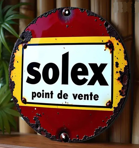 Plaque murale métal ronde - murale,