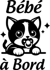 * 1 Sticker  Bébé à Bord *