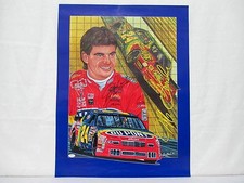 Jeff Gordon Signed Autographed Auto Sam Bass Nascar Dupont #24 Racing Poster JSA