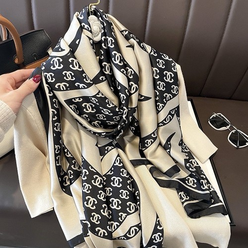 Luxury silk feel scarf - luxury,