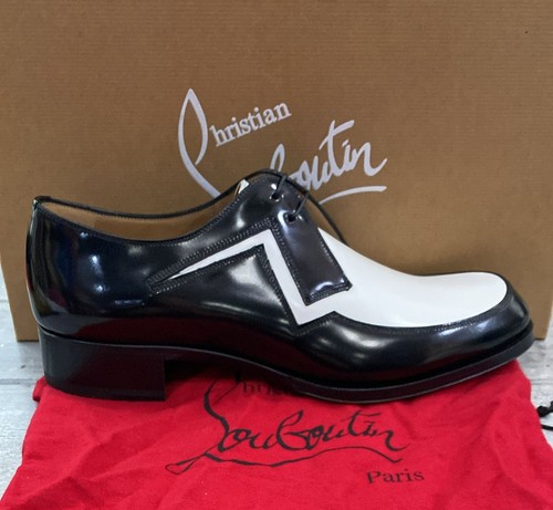Mocassin noir blanc christian - mocassin,