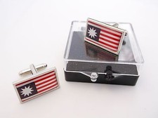 DRAPEAU ALIEN ALIENS DES ETATS-UNIS INSIGNE AMÉRIQUE UNIE HOMME BOUTONS DE MANCHETTE LIENS CADEAU