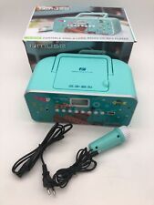 Radio CD Muse M-29KB pour enfants karaoké CD/MP3 USB AUX bleu motif marin