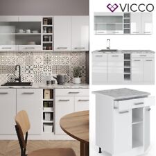 Kitchenette Cuisine intégrée R-Line blanc ultra-brillant Vicco