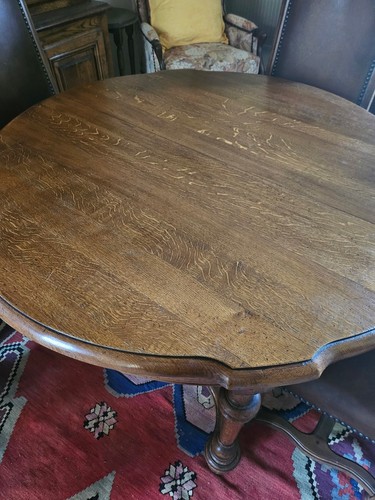 Table ronde bois - en, marron