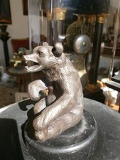 Ours bronze non signé - ours,