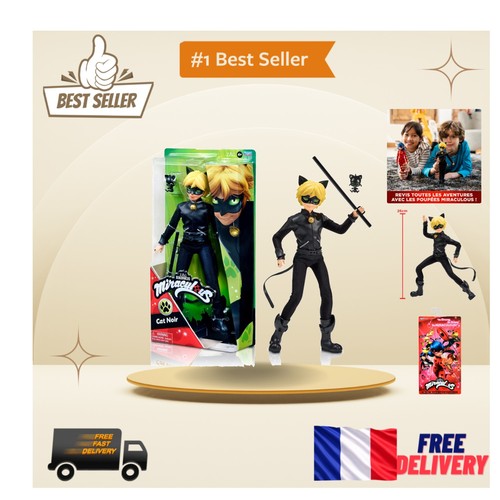 Chat noir figurine articulée - figurine,