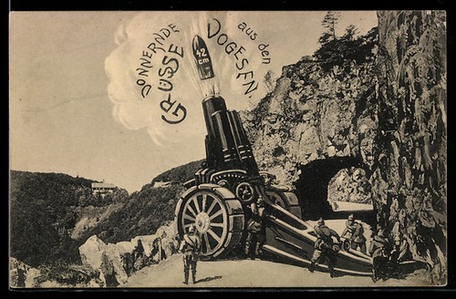 Carte postale salutations