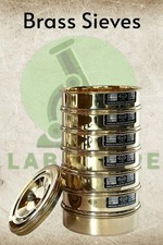 Jeu de 6 tamis en laiton de