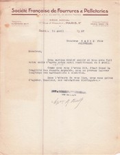 75 PARIS pelletier FOURRURES