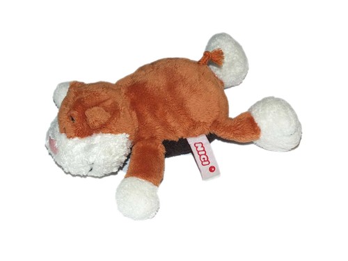 Peluche doudou chat castor - doudou,