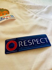 patch UEFA "RESPECT" top quality IRON TRANSFER Flocage  Maillot FOOTBALL SHIRT