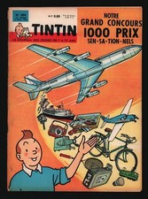 JOURNAL DE TINTIN N°694 . 1962 . COUVERTURE TINTIN .