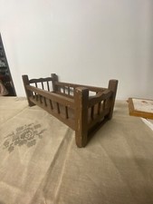 Lit de poupée en bois vintage à restaurer dans son jus idéale deco