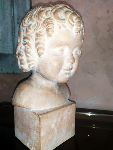 Buste garçon enfant terre - enfant,
