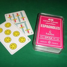 Ancien jeu cartes espagnol - ancien,
