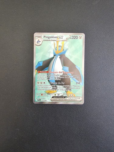 Carte pokémon pingoléon - carte,