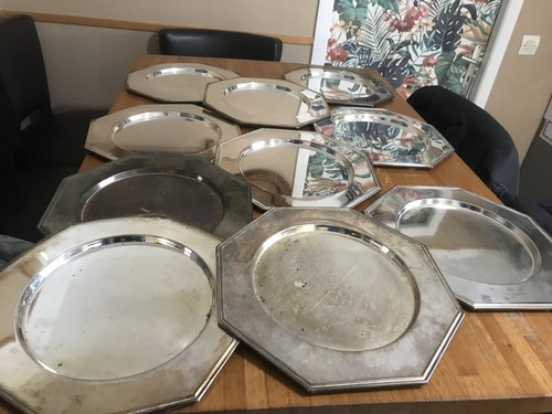 Assiettes plats - 10, ou