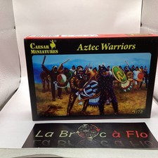 1/72 Figurines Collection , Caesar Miniatures ,GUERRIERS AZTEQUES XVIE SIECLE