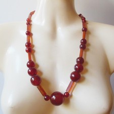 ANCIEN Collier BAKELITE Art