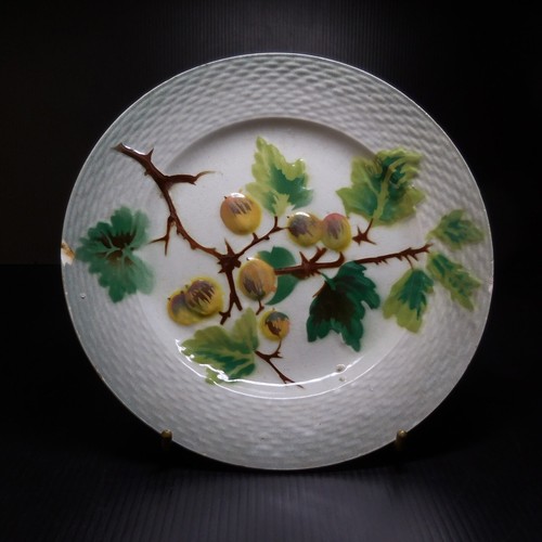 Assiette plate faïence - , nord