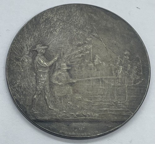 Médaille argent massif - médaille,