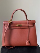 Hermes Kelly 35 Sellier in Havana Togo Leather