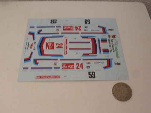 Waterslide decals bmw 3 5 - 1:43,