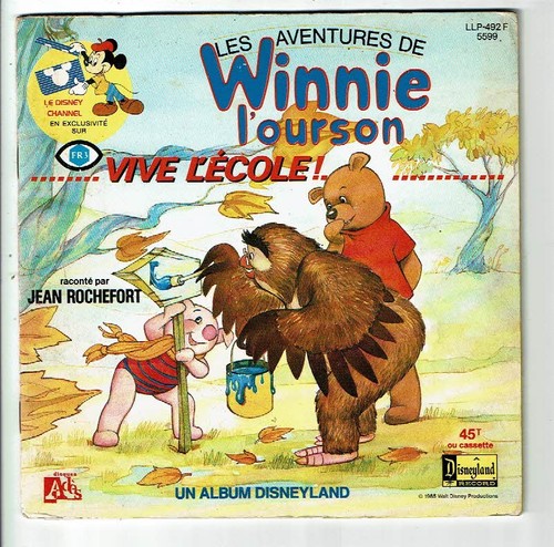 Winnie ourson vinyle 45t - winnie,
