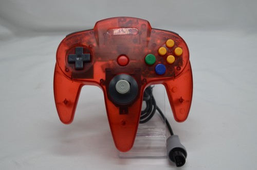 Manette rouge transparente