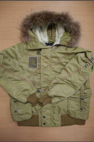 Avirex misia fur hood crew - misia,