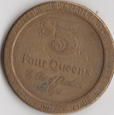 Jeton 5 $ du 4 Queens Casino - Las Vegas - Nevada - 1987 - Gaming token, chip