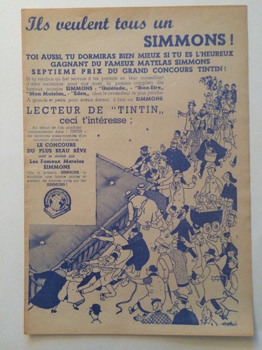 Tintin kuifje supplément - tintin,