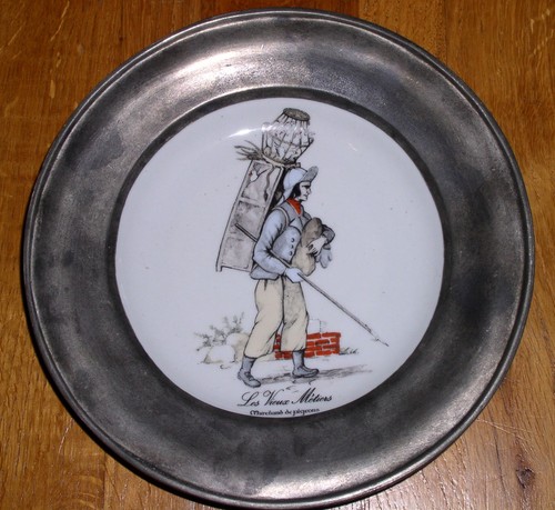 Assiette les vieux metiers - assiette,