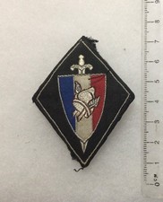 FRANCE 2eme GM - INSIGNE TISSU BERET 1940 LÉGION FRANÇAISE DES COMBATTANTS