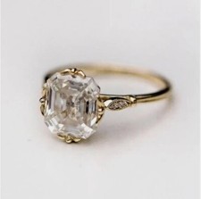 Bague Art Déco 3CT Asscher