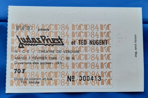 Ticket billet place concert - ticket,