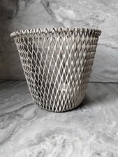 MATHIEU MATEGOT (1910-2001) CACHE POT EN MÉTAL DÉPLOYÉ VINTAGE ANNEES 50 BE