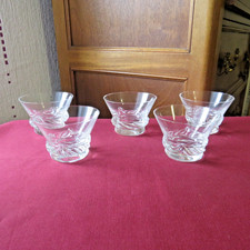 rare 5 coupelles  verres a