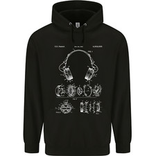 Plan De Brevet Pour Casque Audio Musique DJ Danse Sweatshirt À Capuche