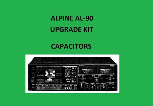 Stereo cassette deck alpine - stereo,