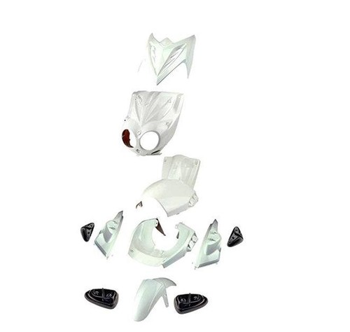 Kit carénage blanc pièces - kit, 7
