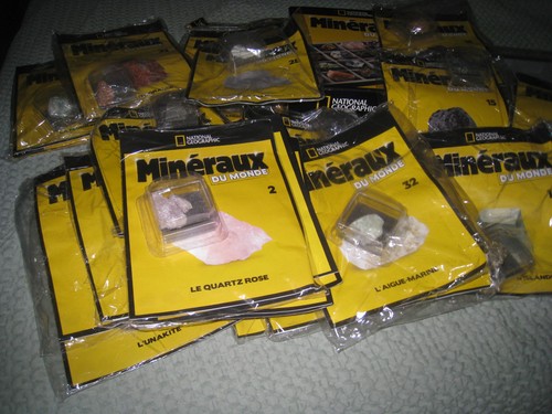 Collection minéraux monde - du,