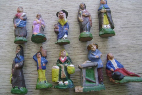 Lot santons anciens 7 - anciens, 5