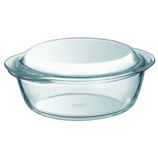 Pyrex à cuisson avec couvercle de 1,6 L et 0,5 L