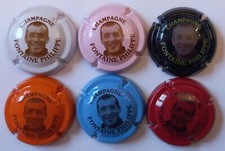 6 BELLES CAPSULES CHAMPAGNE FONTAINE PHILIPPE REF N° 5 a 5e NEWS