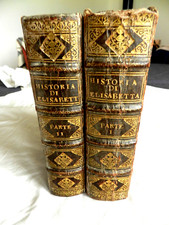 1693  Elisabeth Angleterre Histoire la vraie vie nombreux  portraits gravures .