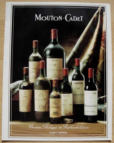Publicité papier vins - publicité,